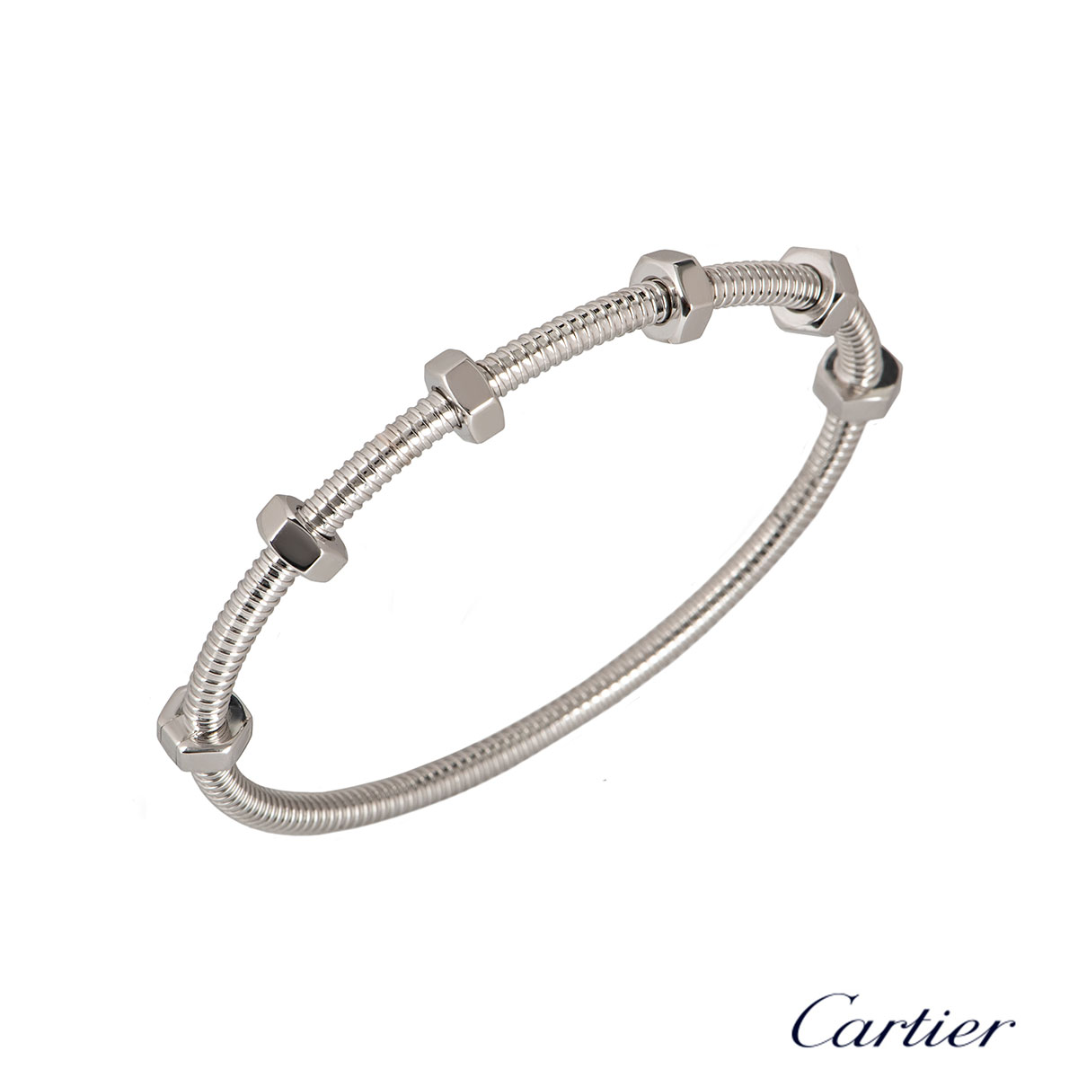 how to open cartier ecrou bracelet